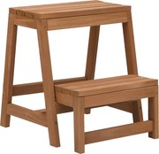 vidaXL Taburet cu treaptă, pliabil, lemn masiv de brad