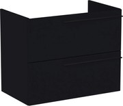 Roca Ella dulap 78.5x44.6x63.5 cm sub chiuveta pe perete negru A857770532
