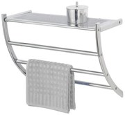 WENKO 15578100 - Suport pentru prosoape PESCARA, 56 x 46 cm, crom lucios
