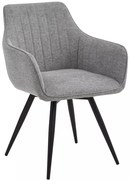 Scaun rotativ Ballo gri/negru Brego07