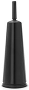 Perie pentru toaleta Brabantia ReNew 90300276, 42 cm, Design discret, Negru