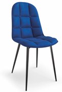 Scaun K417 velvet albastru