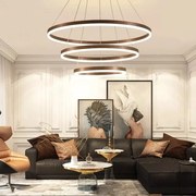 Lustra LED Cu Telecomanda, Elit's Esn5205-3 Maro Caffe, 160w