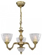 Candelabru din alama 3 brate design italian 6252