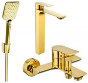 Mexen Alexa R62 set de baie, auriu - 71213R62-50