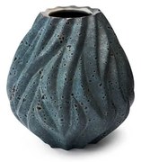 Vază din porțelan Morsø Flame, înălțime 15 cm, gri