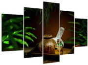 Tablou cu obiectele spa (150x105 cm)