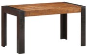 vidaXL Masă de bucătărie, 140x70x76 cm, lemn masiv de mango nefinisat