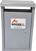 Cutie postala metalica cu 2 chei HouseXL® MailBox, Pentru interior si exterior, Dimensiune 37X22X10 cm, Vopsita in camp electrostatic, Tabla groasa,