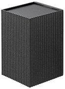 Aplică FARO 40535 SOLE 1xGU10/8W/230V negru canelat dreptunghiular