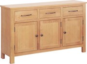 vidaXL Bufet Maro 112 x 33.5 x 70 cm Lemn de stejar masiv