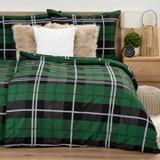 Lenjerie de pat din bumbac 4Home Green Classic,140 x 200 cm, 70 x 90 cm