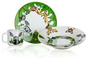 Set micul dejun 3 piese Banquet Prietenii junglei