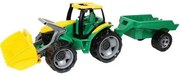 Tractor Lena cu cupă 60 cm și remorcă 45 cm