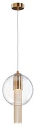 Pendul design modern Flusso bronz 20cm