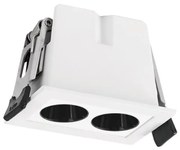 Corp incastrabil cu 2 spoturi LED BLAU alb