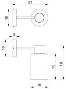 Lampă de perete MADERA 1xE27/60W/230V albă/lemn