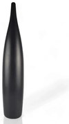 Vază ceramică, negru mat, 70 cm