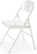 Scaun K565, alb, metal, 46x47x75 cm