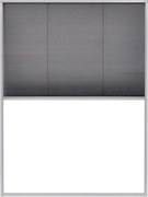 vidaXL Ecran insecte pentru ferestre, aluminiu, 60x80 cm