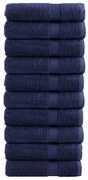 vidaXL Prosoape de duș premium SOLUND 10buc bleumarin 70x140cm 600 gsm
