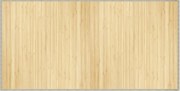 vidaXL Covor dreptunghiular, natural deschis, 100x200 cm, bambus