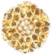Plafoniera design unicat realizata manual Clizia Mama Non Mama Gold, 53cm