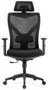 Scaun ergonomic Venon, Spătar Mesh, Negru