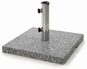 Bază de umbrelă pătrată din granit - 25 kg