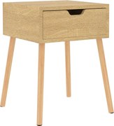 vidaXL Noptieră, stejar sonoma, 40x40x56 cm, lemn prelucrat