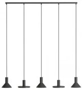 Suspensie vintage 5 becuri GU10 Hermanos 10906 Nowodvorski