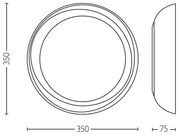 Plafonieră LED dimabilă Philips FLETA LED/10W/230V 4000K alb