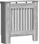 vidaXL Capac pentru radiator Gri Sonoma 78 x 19 x 81,5 cm