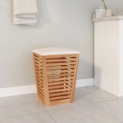 vidaXL Taburet de baie, 40,5x40,5x56 cm, lemn masiv de nuc