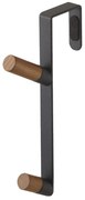 Cuier de ușă negru-natural din metal 1,5 cm Tower – YAMAZAKI