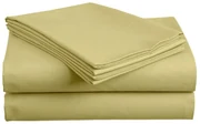 Cearsaf din bumbac LUX galben 140x240 cm