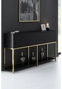 Măsuță consolă Vibubi 1 (negru + auriu) . 1093377