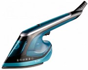 Fier de calcat cu aburi 2in1 Oliver Voltz OV51051C, 1800 W, 180 ml, Talpa ceramica, Calcare verticala, Termostat, Oprire automata, Turcoaz