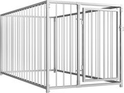 vidaXL Padoc de câini pentru exterior, 100 x 200 x 100 cm