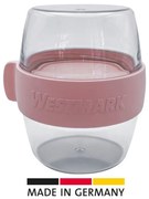 Cutie pentru gustări din două piese Westmark MINI,400 ml , roz