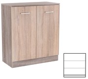 Comodă Miami cu 2 uși 80x92 cm stejar Sonoma-stejar York