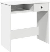 vidaXL Birou, alb, 80 x 40 x 75 cm, PAL
