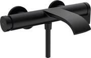 Baterie cada - dus Hansgrohe Vivenis negru mat monocomanda