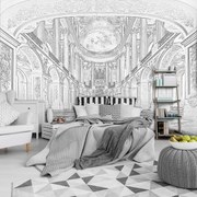 Fototapet - Sala mare din Vesaille (254x184 cm)
