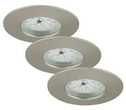SET 3x corp de iluminat LED încastrat pentru baie Briloner LED/5,5W/230V IP44