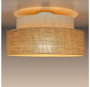 Plafonieră BOHO 1xE27/60W/230V alb/bej