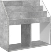 vidaXL Raft pentru copii Gri din beton 72,5 x 29,5 x 69 cm