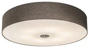 Plafoniera inteligentă taupe 70 cm cu 6 becuri WiFi A60 - Drum Jute