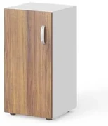 Dulap scurt Manager 39,9 x 42,2 x 80 cm, stânga, nuca warmia / alb