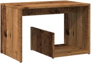 vidaXL Masă laterală, lemn vechi, 59x36x38 cm, PAL